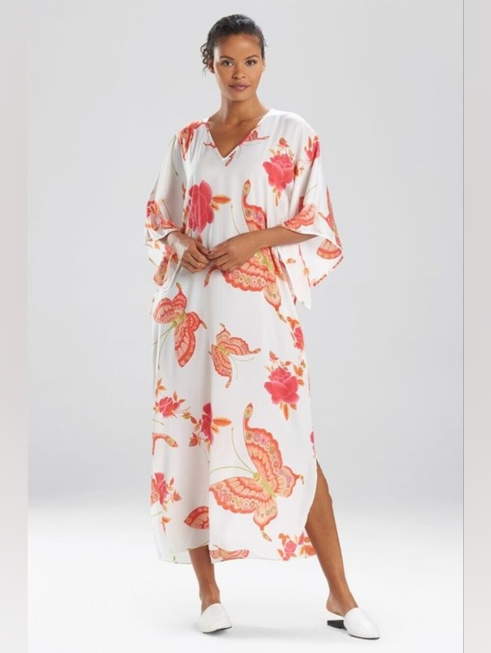 NATORI Papillion Garden Caftan